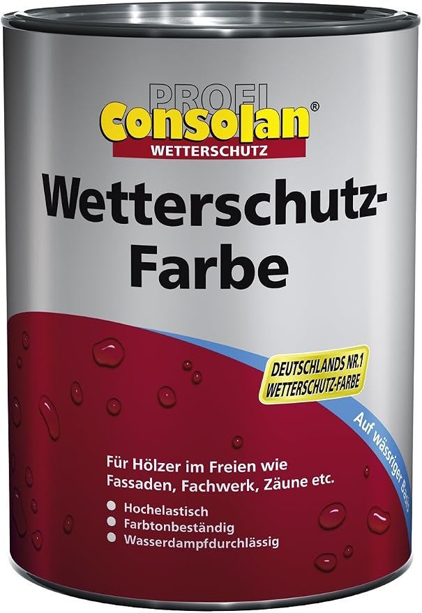 Produktbild von Alkydharz Lack RAL 7015 Schiefergrau – Glänzend, 3 Liter, Für Innen & Außen, Von Rheinberger