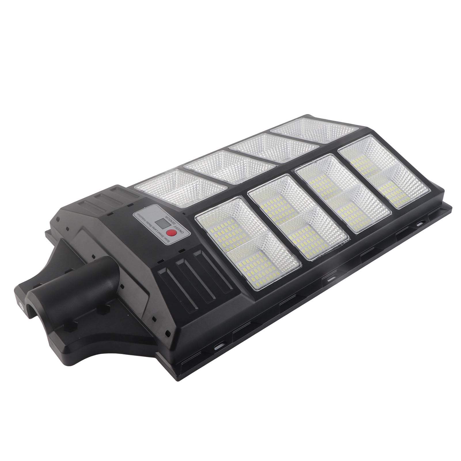 Qcwwy Solar-Straßenlaterne, 800 W LED-Lichter mit Hoher Helligkeit, Ultragroße Kommerzielle Wandlampen, Wasserdichte IP65-Außenlampe mit Fernbedienung für Parkplatz, Garten, Hof,