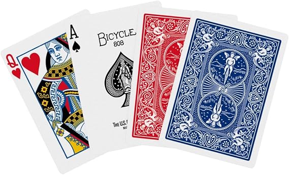 Bicycle Playing Cards 2 Pack Standard Poker Size Red and Blue