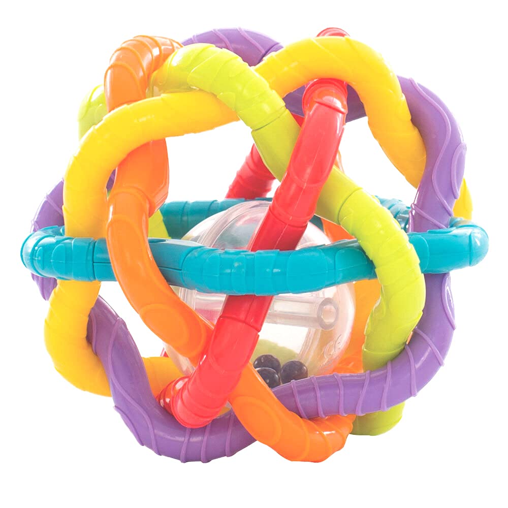 Playgro 0184557 Bendy Ball for Baby Infant Toddler Children, Playgro is Encouraging Imagination with STEM/STEM for a Bright Future - Great Start for a World of Learning