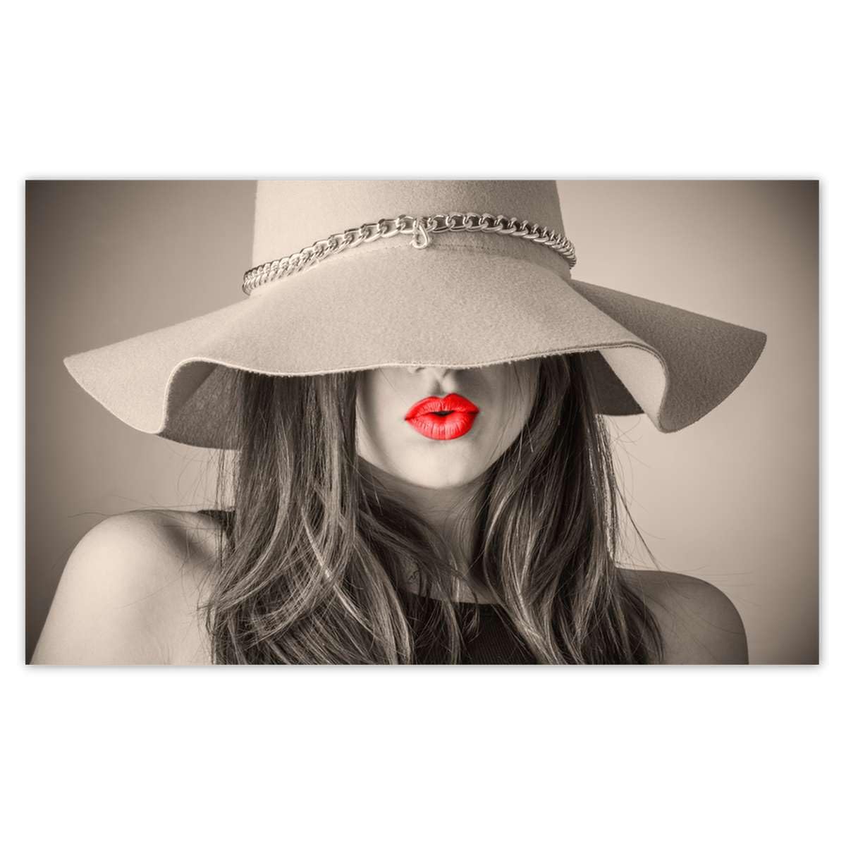 Papier peint intissé 520x318 cm de la Fille au chapeau rouge H10016M_TV5BC
