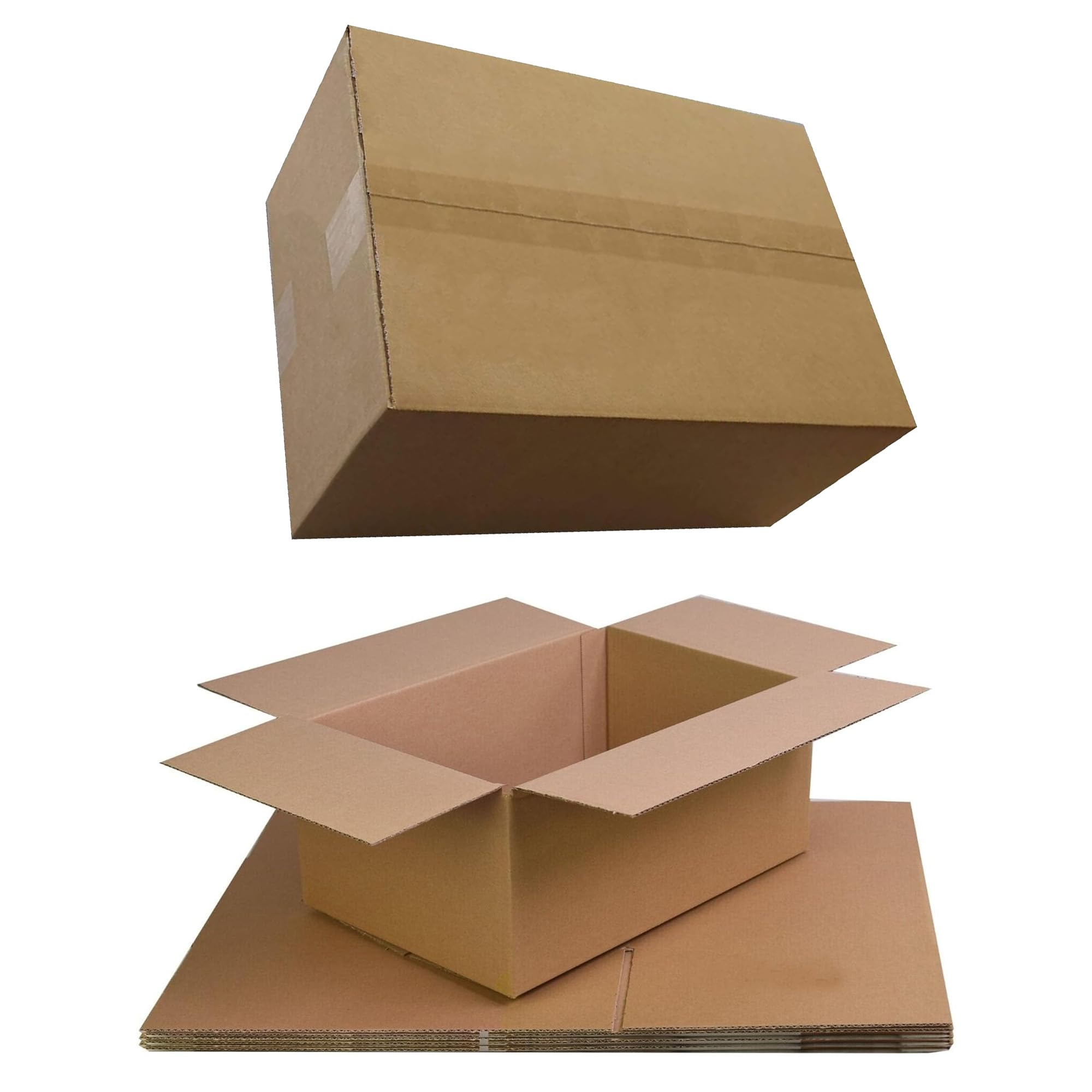 Pack Of 10 Small Parcel Sized Strong 350x250x160mm RM Maximum Deep Postal Mailing Cardboard Boxes