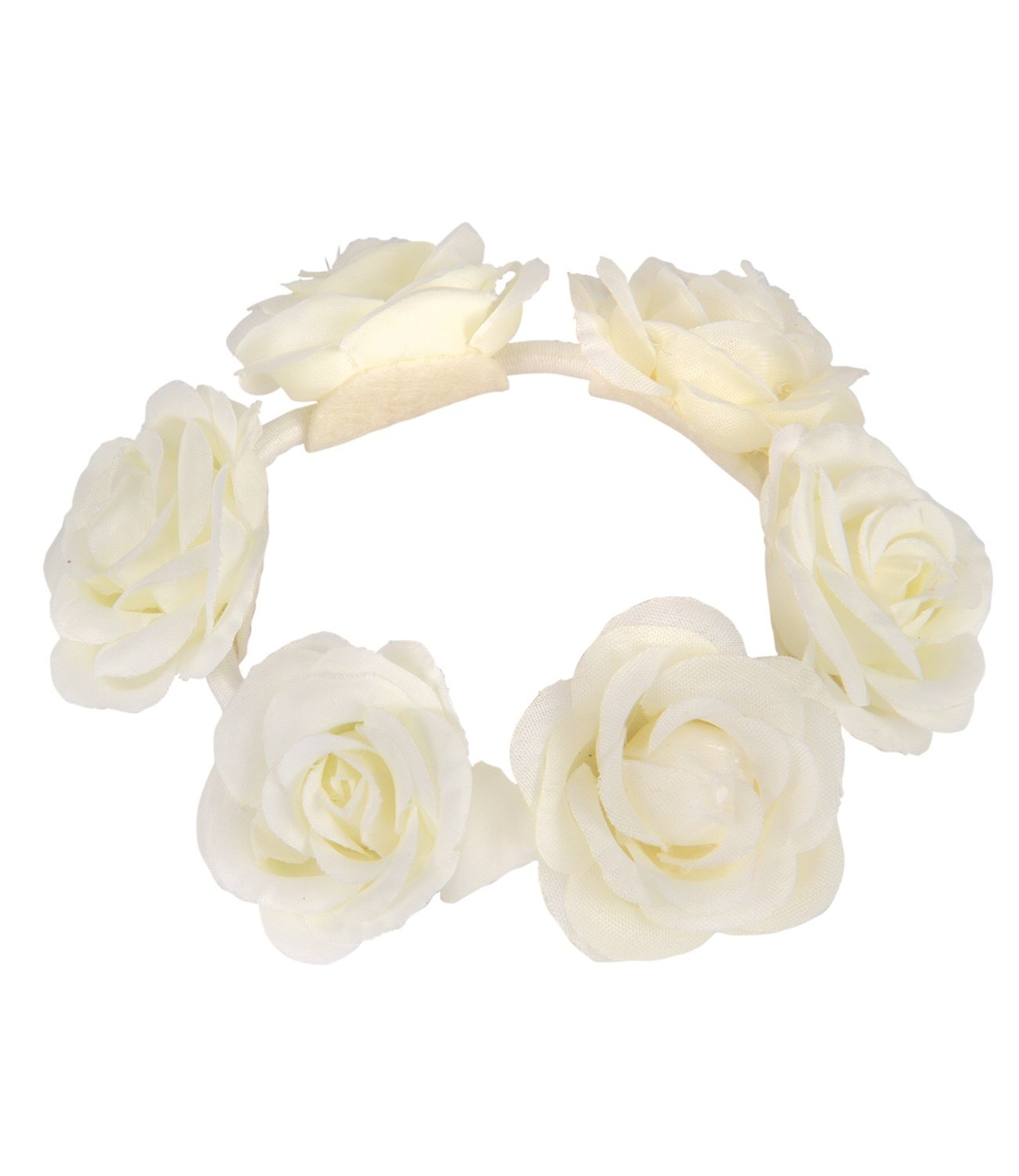 SIX 1 pc. of White Floral Boho Hairband, head band, headpc, bridal accessory, wedding women's jewellery (313-656)