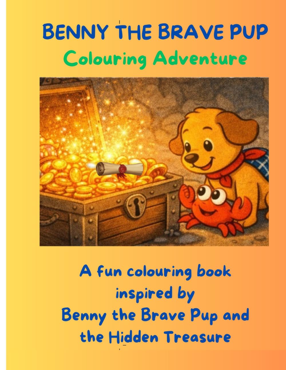 Benny the Brave Colouring adventures