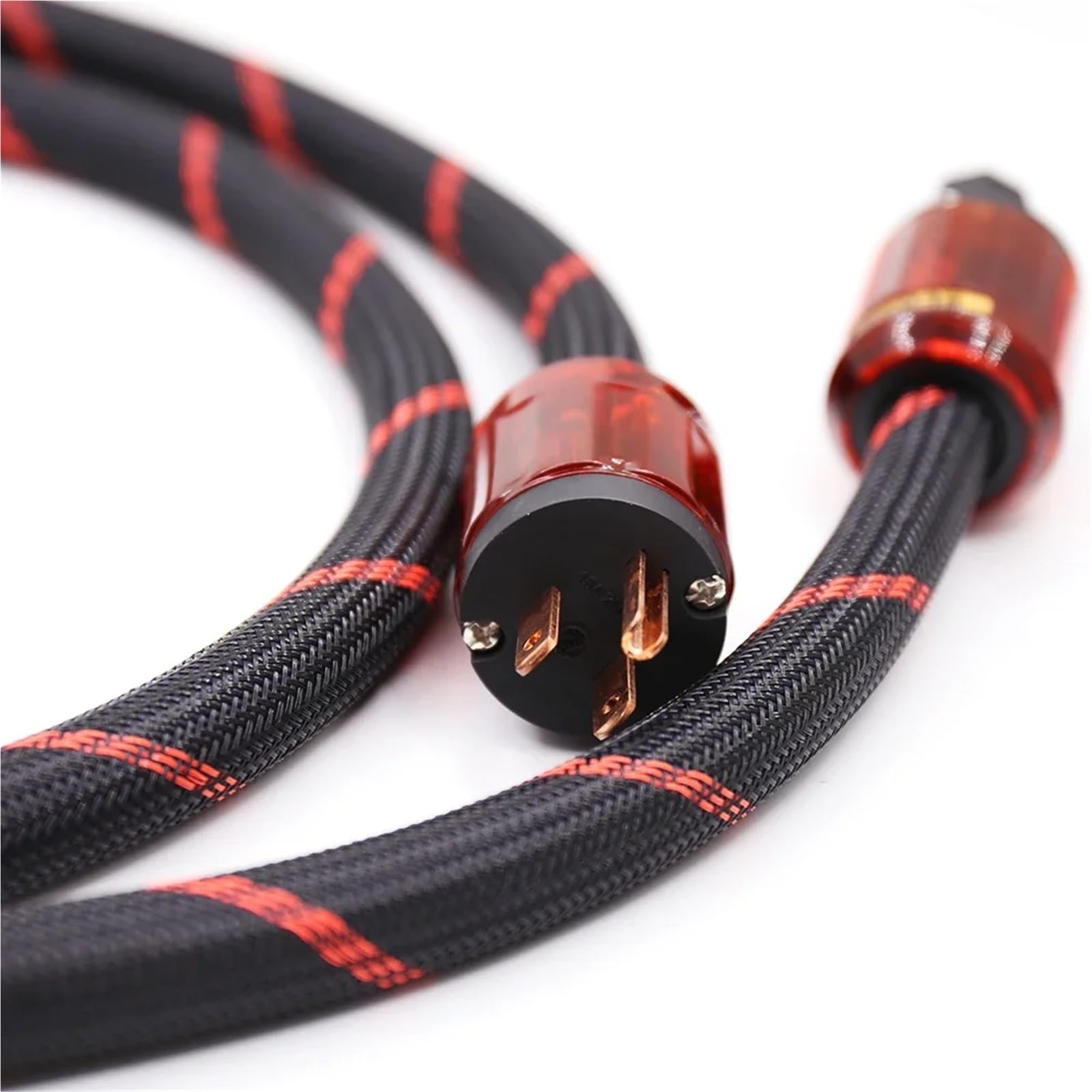 Pure Copper US Power Cable HiFi Extension Power Cord with US Plug High Fidelity Electronics Accessories(1.5m)