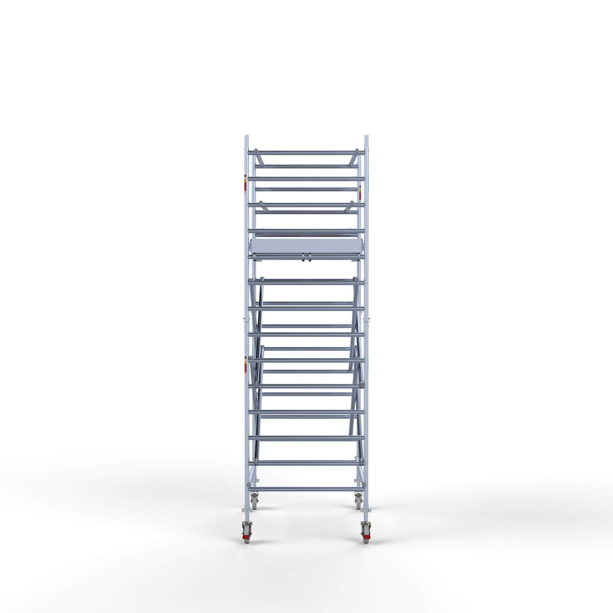 PRO-L 200 Alu-Rollgerüst 5m Arbeitshöhe, freistehender Aufbau (5,30 m Arbeitshöhe)