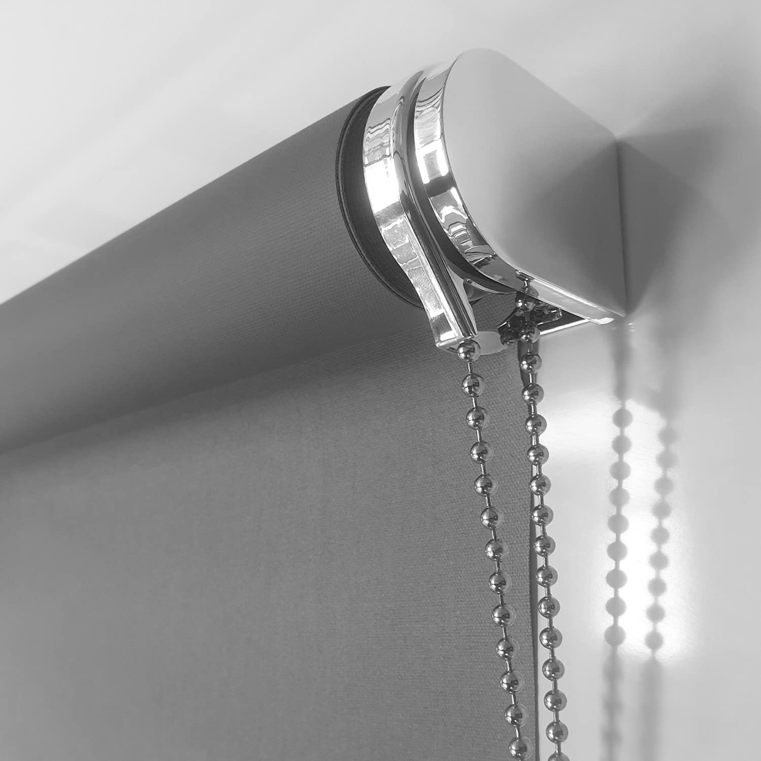 Madeco 1643 Ancona verduisterend rolgordijn glitter grijs 60x190cm