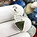 Genuine Moldavite & Herkimer Diamond Pendant, 925 Sterling Silver Handmade Pendant, Gift For Her