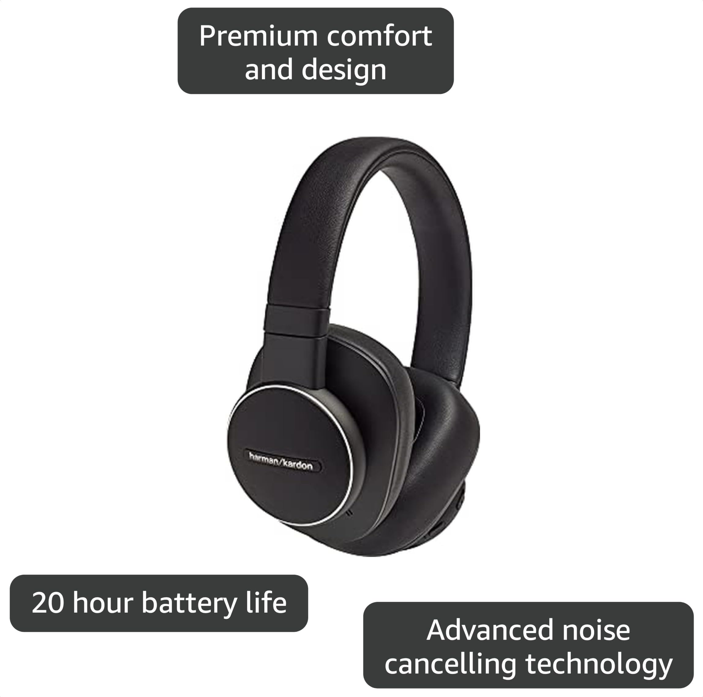 Amazon.com: Harman Kardon Fly Wireless Over-Ear Active Noise