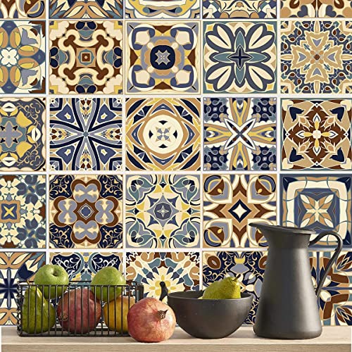 30 Pieces Tile Stickers, Kitchen Tile Stickers, Bathroom Tile Sti...