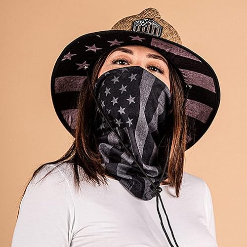 Miniatura 3 de Alpha Defense Fire Co. Sombrero de paja  Sombrero bajo ala para hombres y mujeres  Incluye 1 protector facial