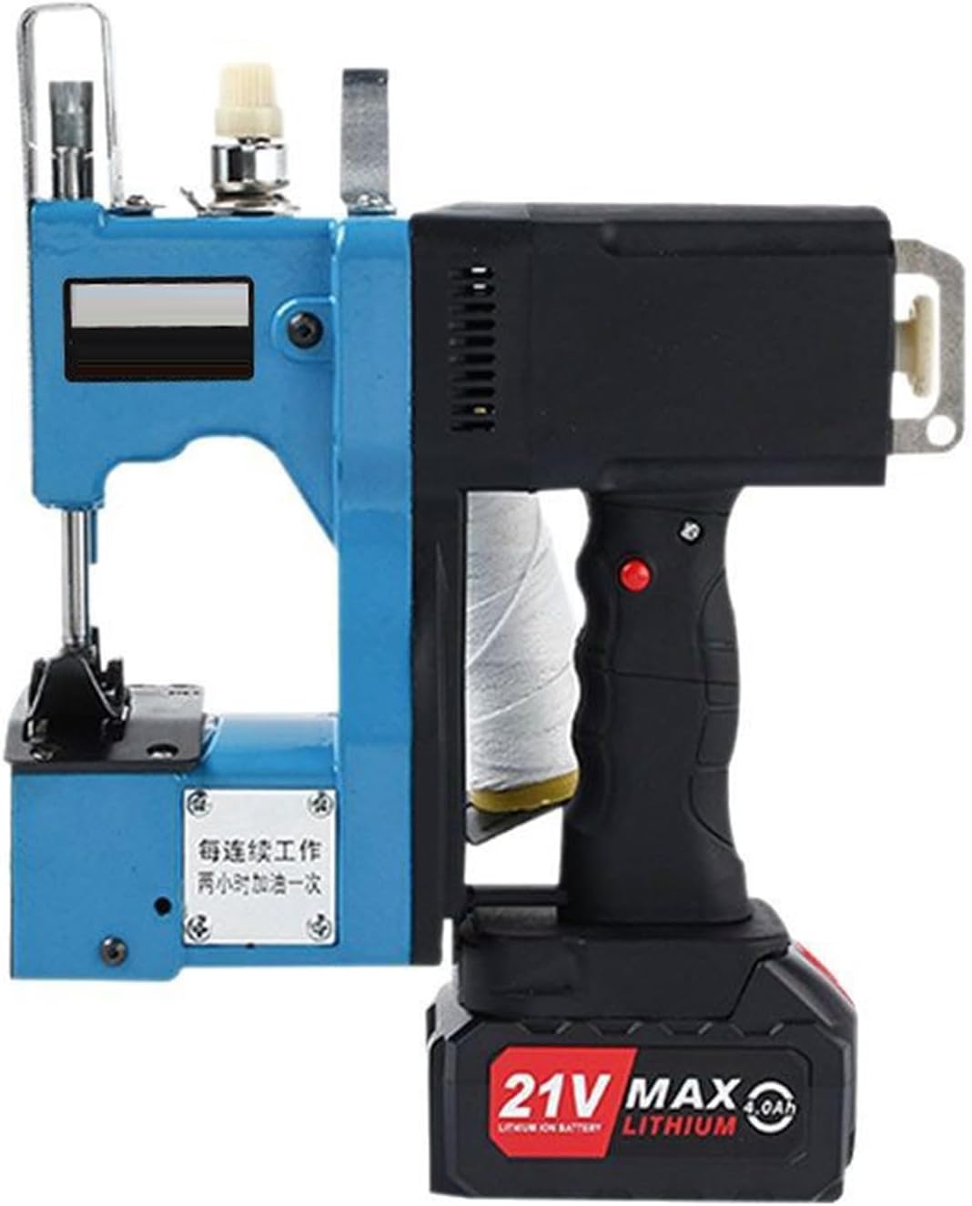 Cordless Bag Sewing Machine | Portable Industrial Bag Closer | 2-Second Fast Sealing for Woven PP/Canvas/Jute Bags | Factory & Farm Bag Stitcher