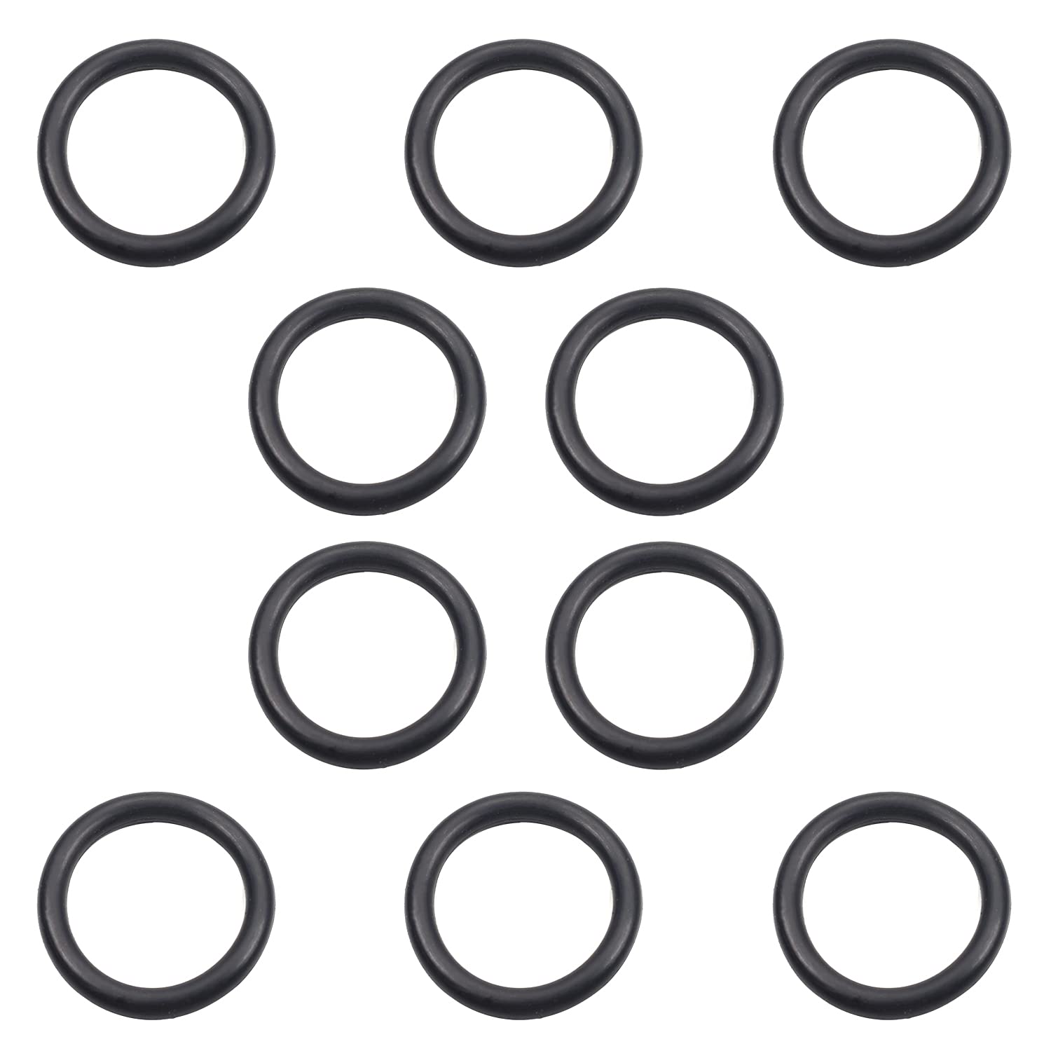 Bettomshin 10Pcs Nitrile Rubber O-Rings, 40mm OD 30mm ID 5mm Width, Metric Buna-Nitrile Sealing Gasket Washer for Faucet Household Pipeline Pressure