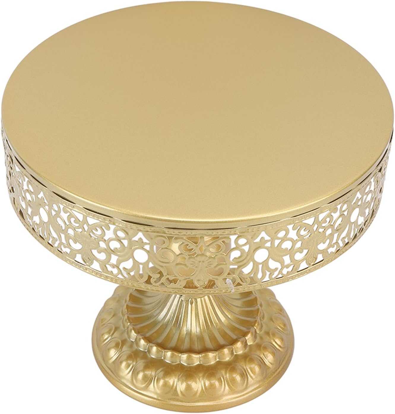 Amazon.com: Cake Stand Gold, Metal Cake Stand, Round Metal Dessert ...