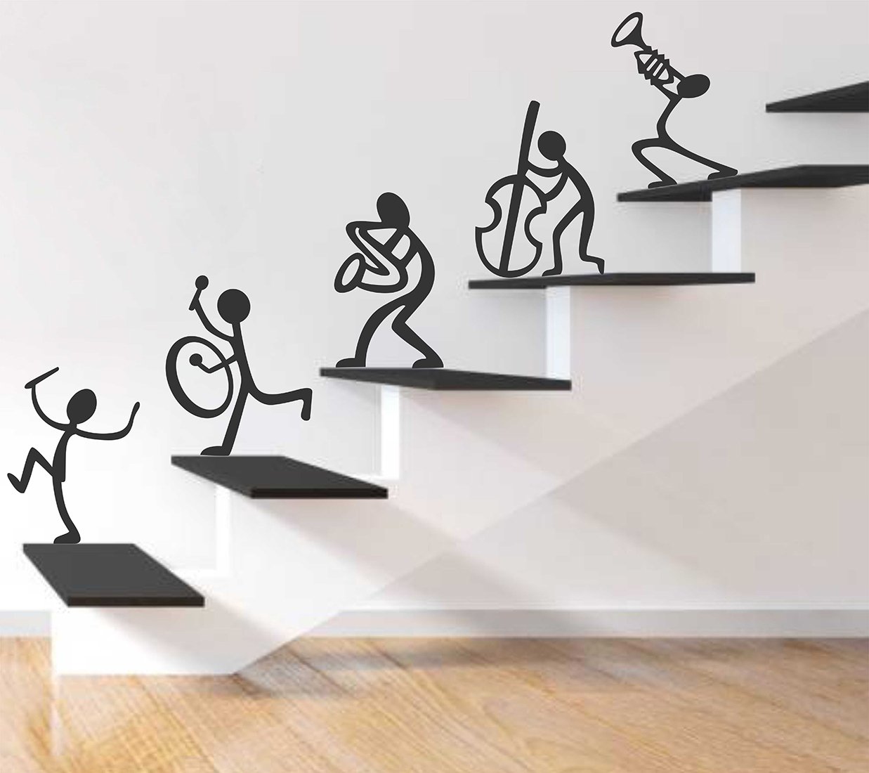 Wallstick Musician wallsticker (Vinyl 90 cm x 20 cm) (72-104)