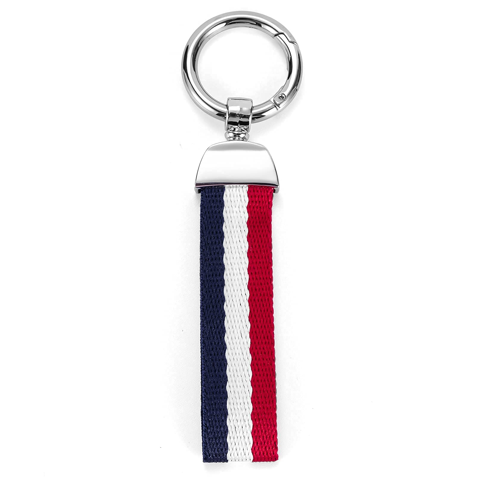Polyester webbing key rope key chain For Women And Men With Metal Key Ring,Key Hanger Accessories Trinkets For Girls And Boys Present,Car keychain Birthday