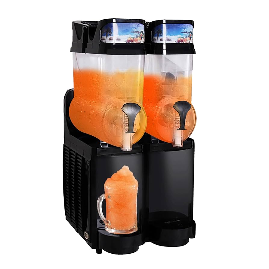 フローズンマシーン、スラッシュマシン Amazon.co.jp: elesnmb フローズンマシン 4Lx2タンク 急速冷凍