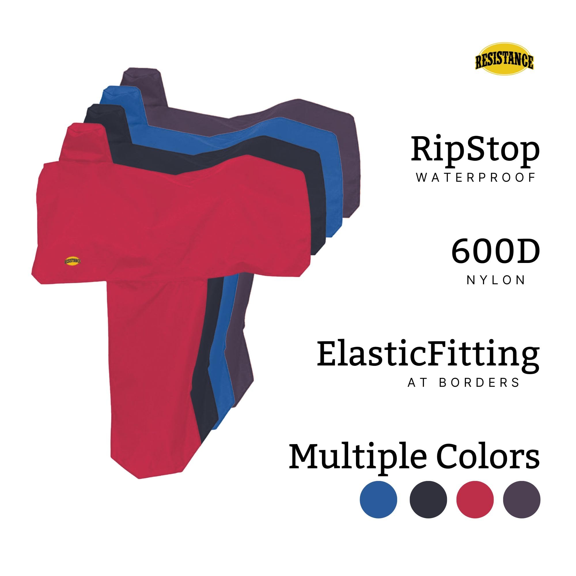 RESISTANCE Heavy Denier Nylon Western Saddle Cover