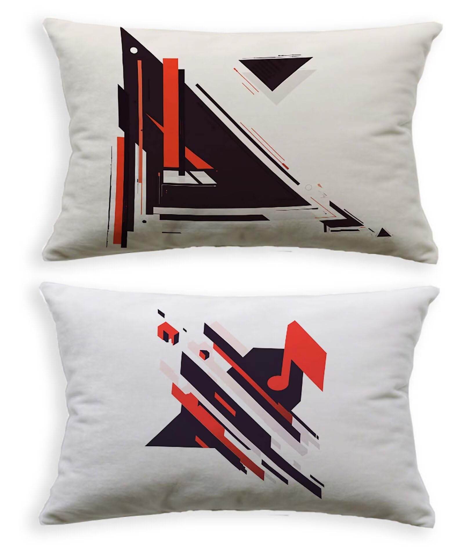 Housse de coussin blanc 40x70 en velours pour transformer votre canapé