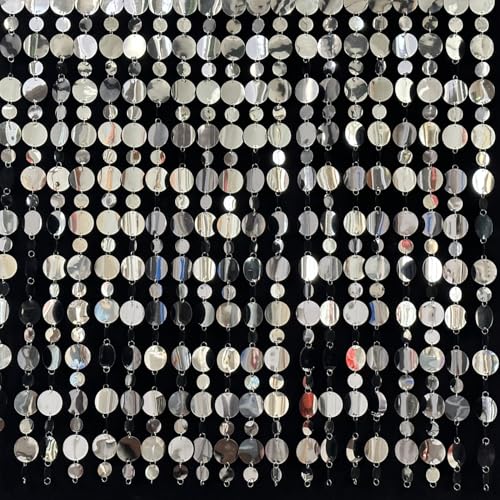Silver Shimmer Wall Backdrop, 20 Packs Silver...