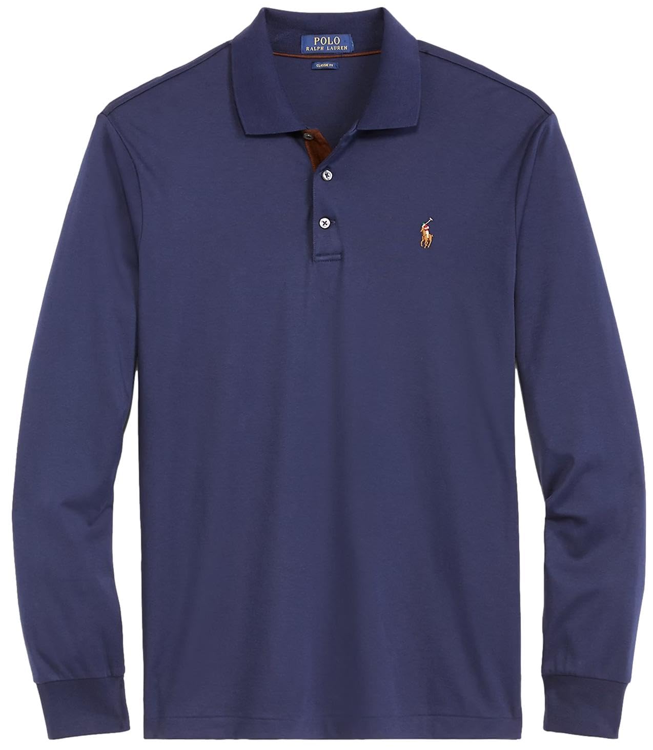 Polo Ralph Lauren Classic Fit Long Sleeve Soft Touch Polo, Rl Refined Navy., Medium
