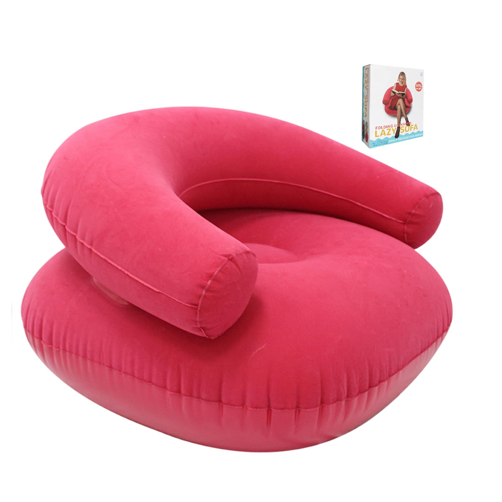 Chaise gonflable portable : finis les sièges durs en camping, voyage et plage