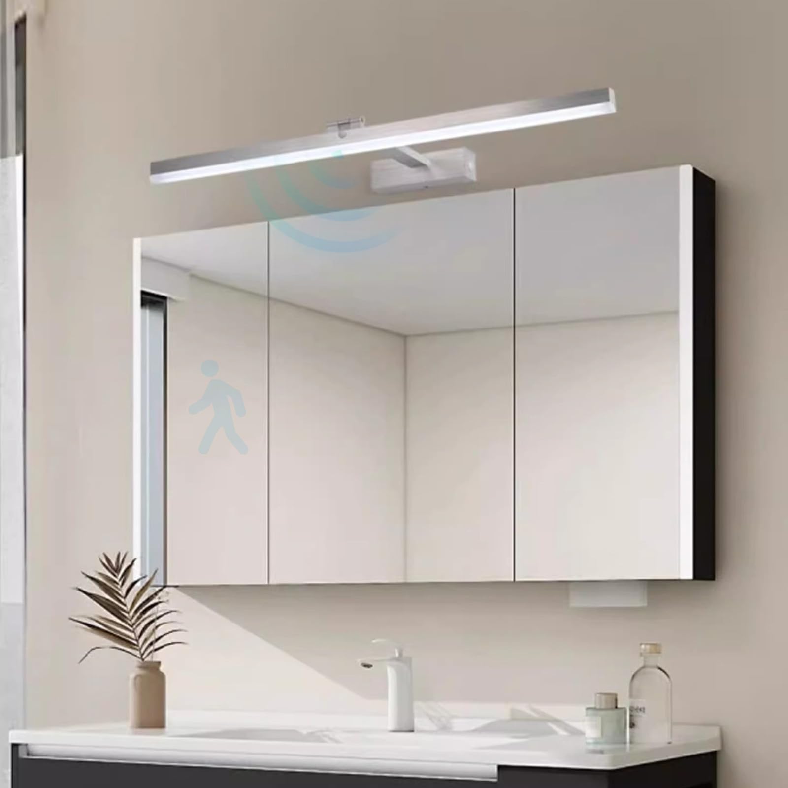 Lámpara de pared con sensor de movimiento e iluminación giratoria 180° 8