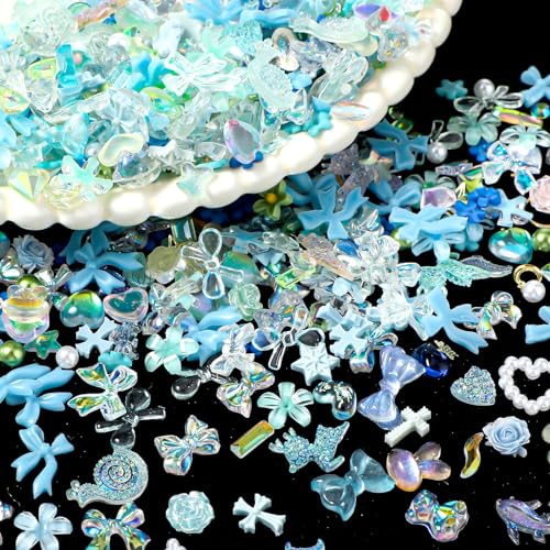 Chenkou Craft 40 Fiocchi Di Fiori Con Strass Per Matrimoni E Fai Da Te, Mix Multicolore 28mm, Decorazioni Eleganti Per Bomboniere E Centrotavola