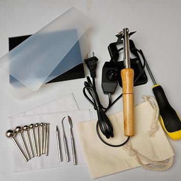OVARIA Fabric Flower Maker, Artificial Flower Ironing Machine, 11 Heads Fake Flower Making Tool Set, Adjustable Temperature, DIY Cloth Fabric Flower Maker