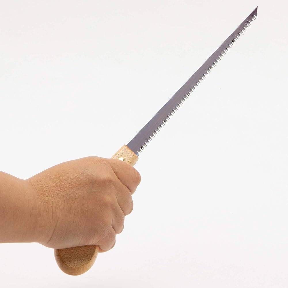 ハンドノコギリ Amazon | 角利 木柄引廻鋸 180mm | 引廻しのこぎり