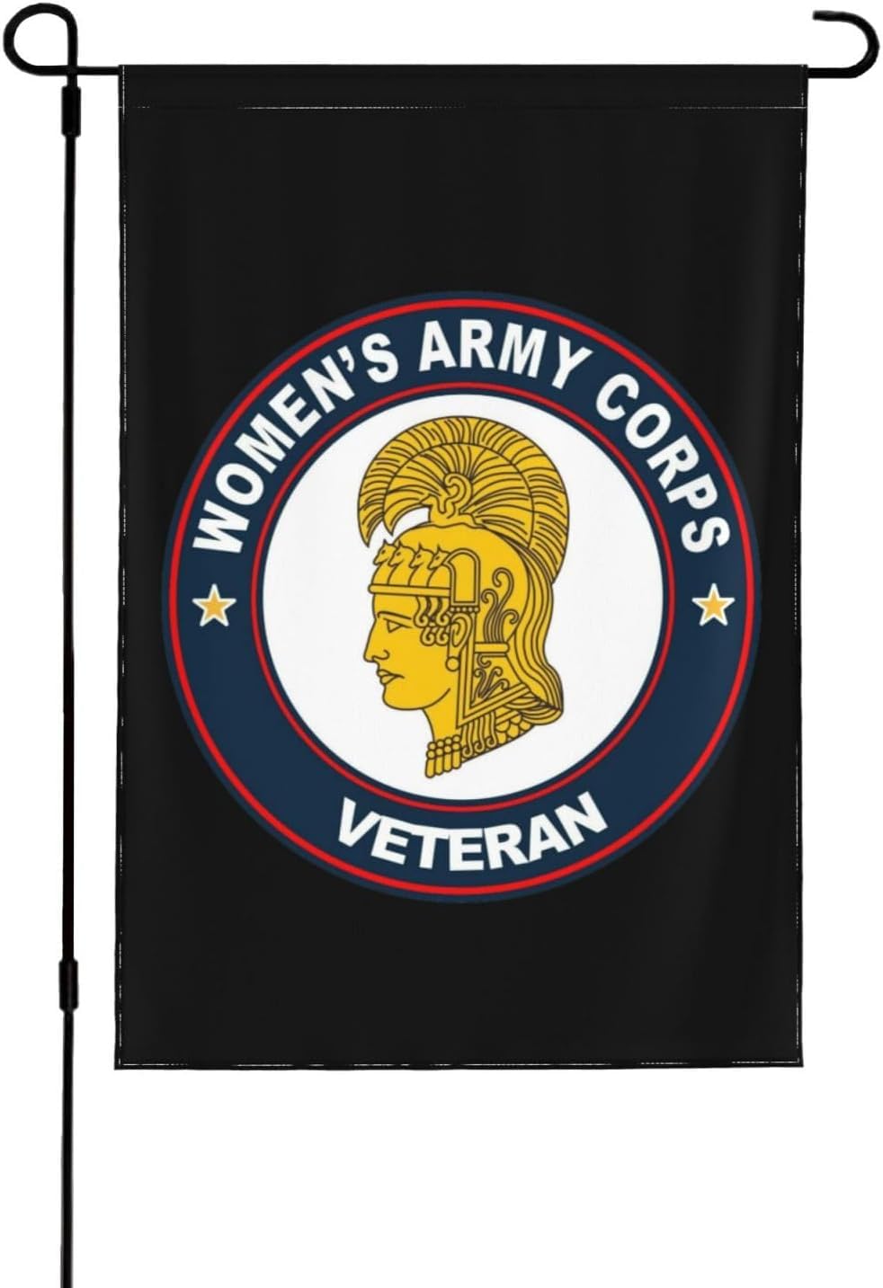 GAOJIanFEFEa Women's Army Corps Veteran WAC Garden Flag 12x18 Inch Double Sided Small Flags for Outside Yard Outdoor Decor Wall Banner