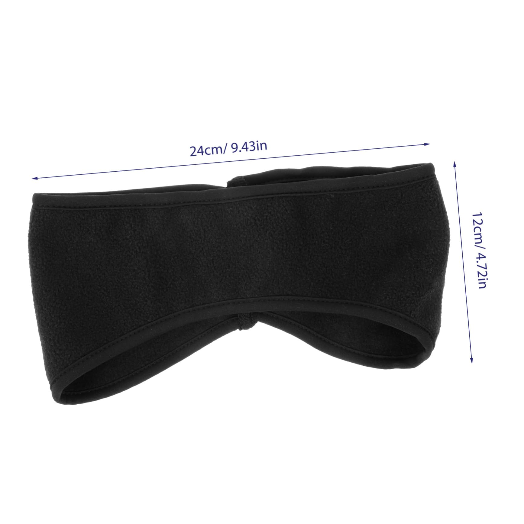 ibasenice Comfy Warm Headband Protective Earmuffs for Winter Sports Running Cycling Soft Inner Lining and Grip