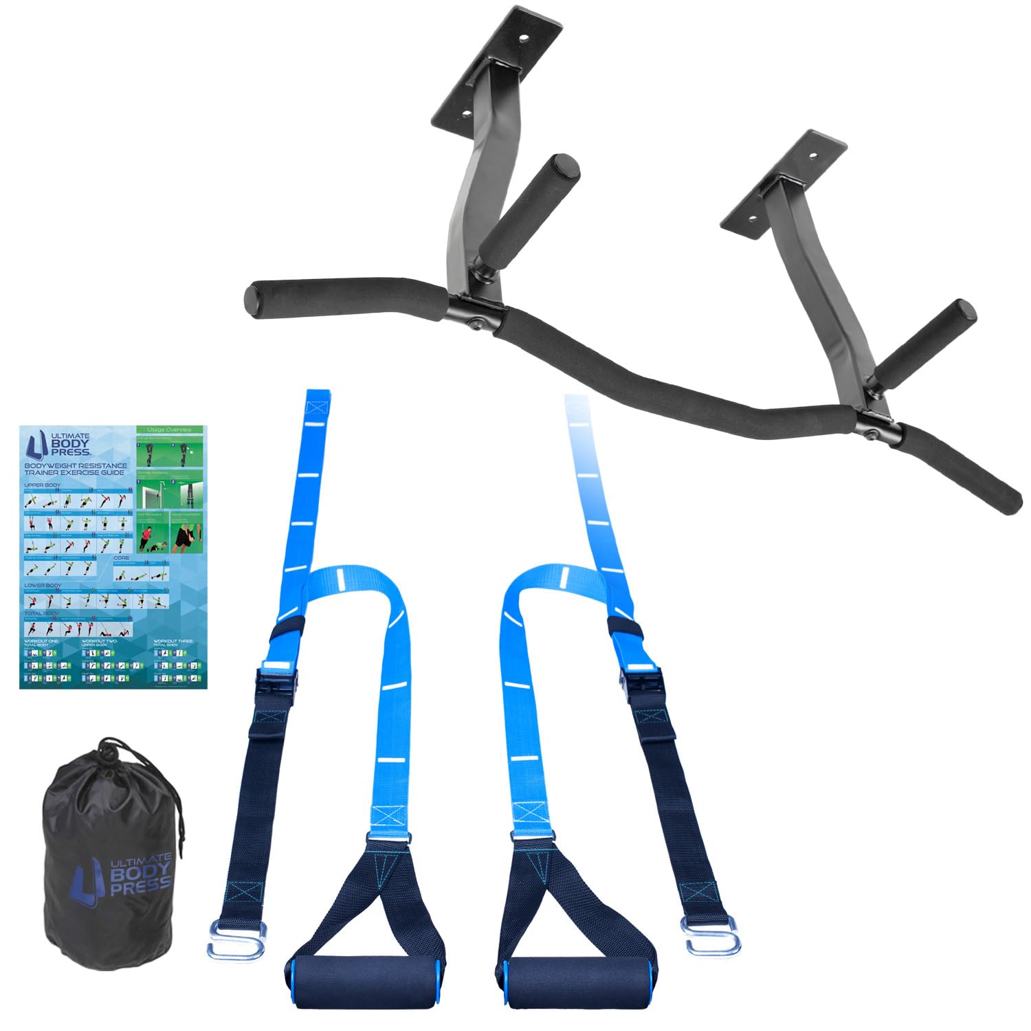 Ceiling Mount Pull Up Bar and Strap System-image-36