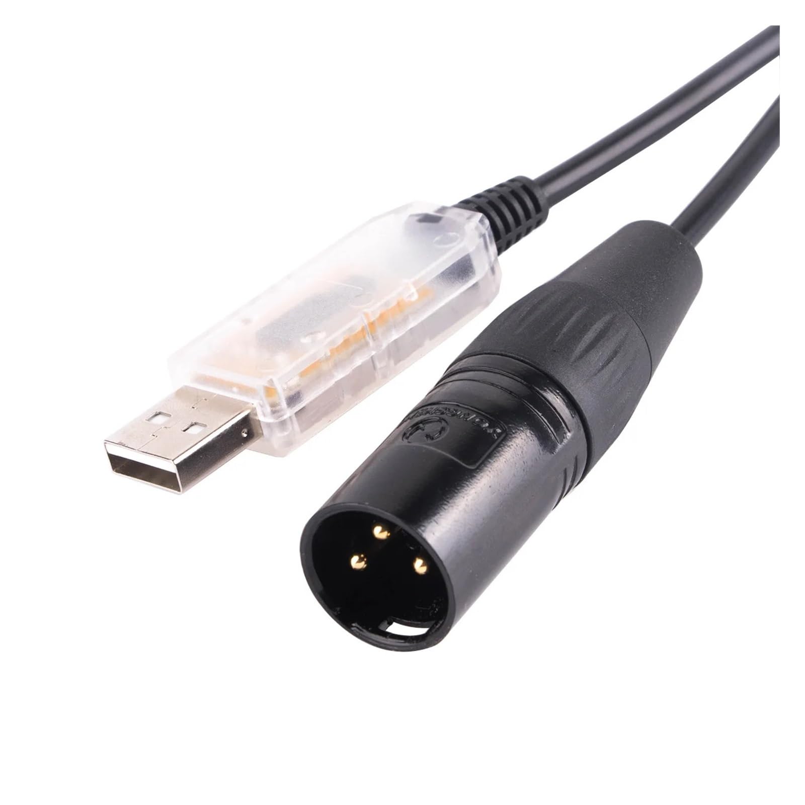 USB to Serial Converter FTDI USB-auf-RS485-DMX-In-Port-Seriell-Adapterkabel for Marani DPA240P 2 In – 4 Out-Lautsprechermanagement(5m,Transparent USB)
