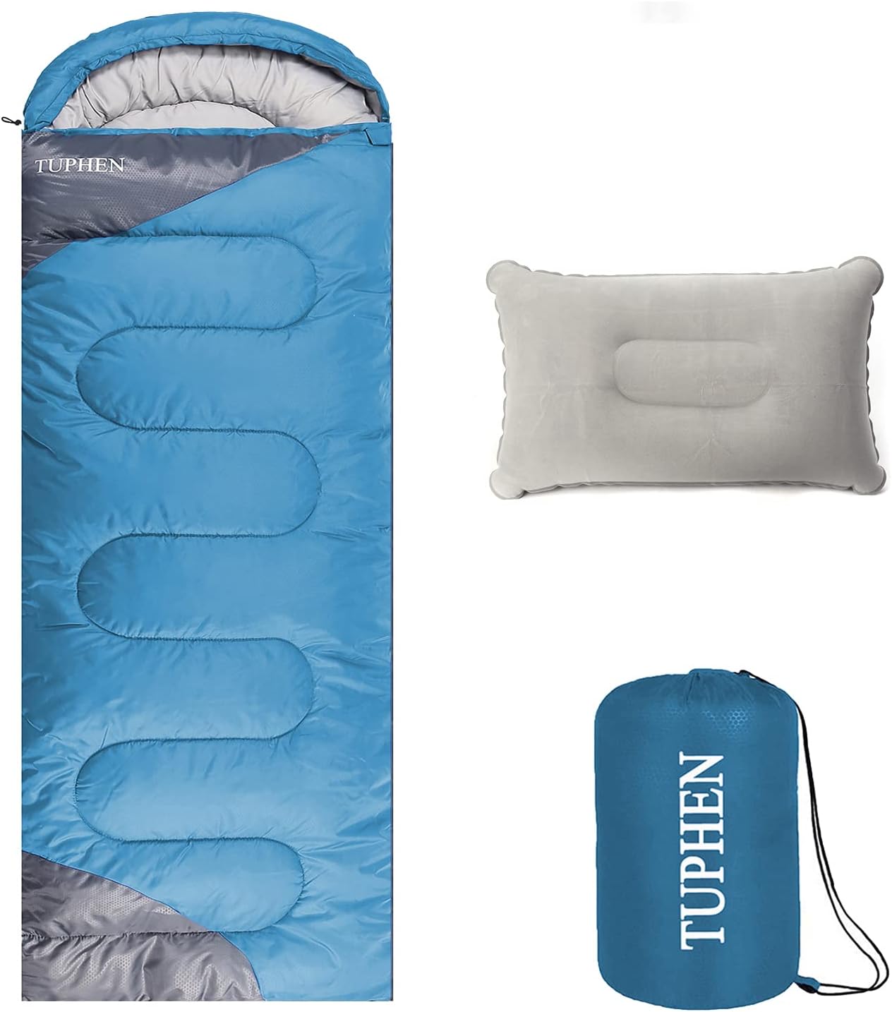 TUPHEN- Sleeping Bags for Adults Kids Boys Girls Backpacking Hiking Camping Cotton Liner, Cold Warm Weather 4 Seasons (Winter, Fall, Spring, Summer), Indoor Outdoor Use, Lightweight & Waterproof TUPHEN- Sleeping Bags for Adults Kids Boys Girls Backpacking Hiking Camping Cotton Liner, Cold Warm Weather 4 Seasons (Winter, Fall, Spring, Summer), Indoor Outdoor Use, Lightweight & Waterproof