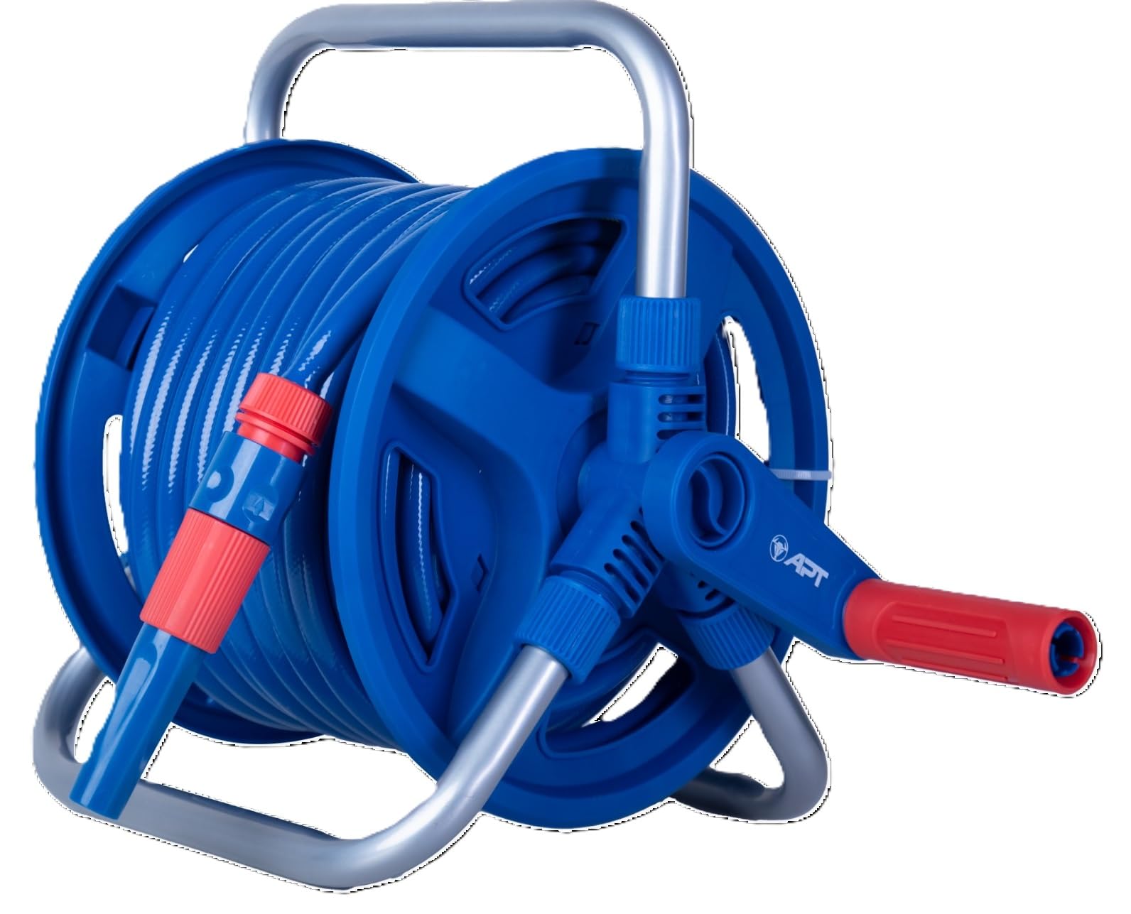 Garden Hose Reel with 20 m hose, 3 conectors and hose nozzle خرطوم