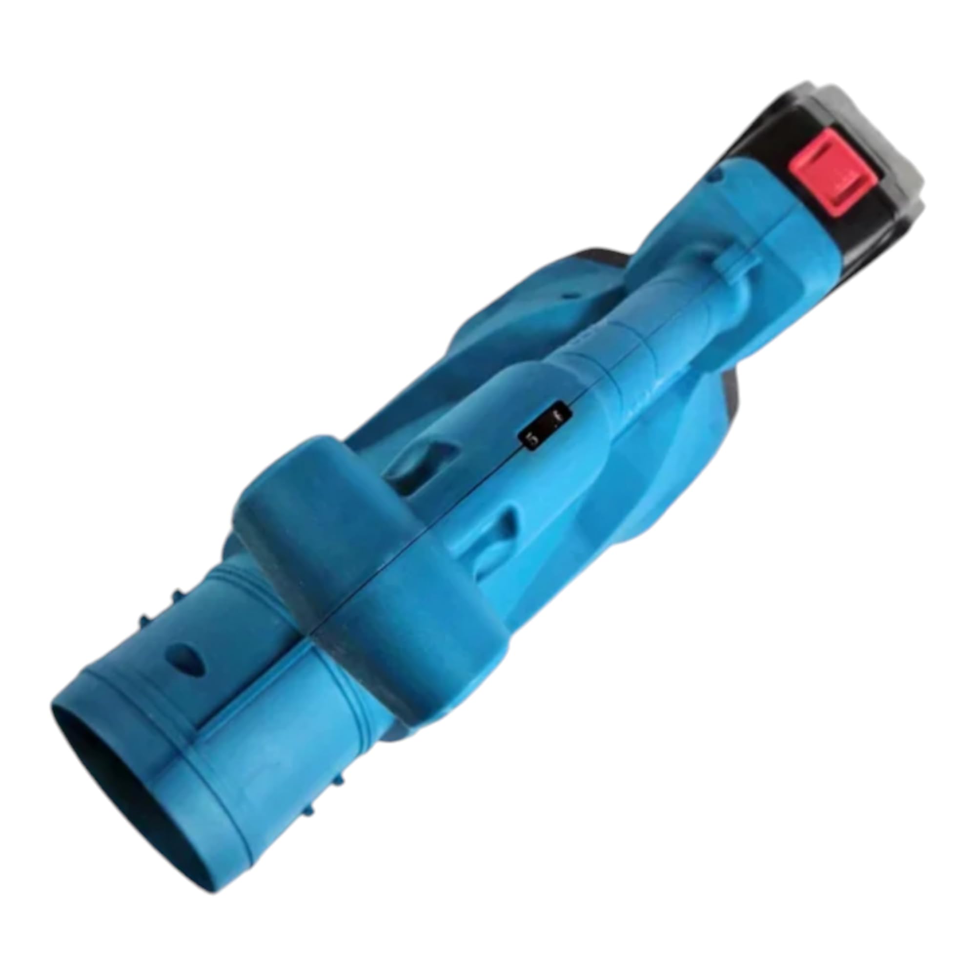 Soplador de 2 baterías de 24 V, 6 velocidades, aire máximo ajustable 400 km/h, 20.000 rpm, soplador eléctrico para hojas y boquillas de 2 secciones para jardín
