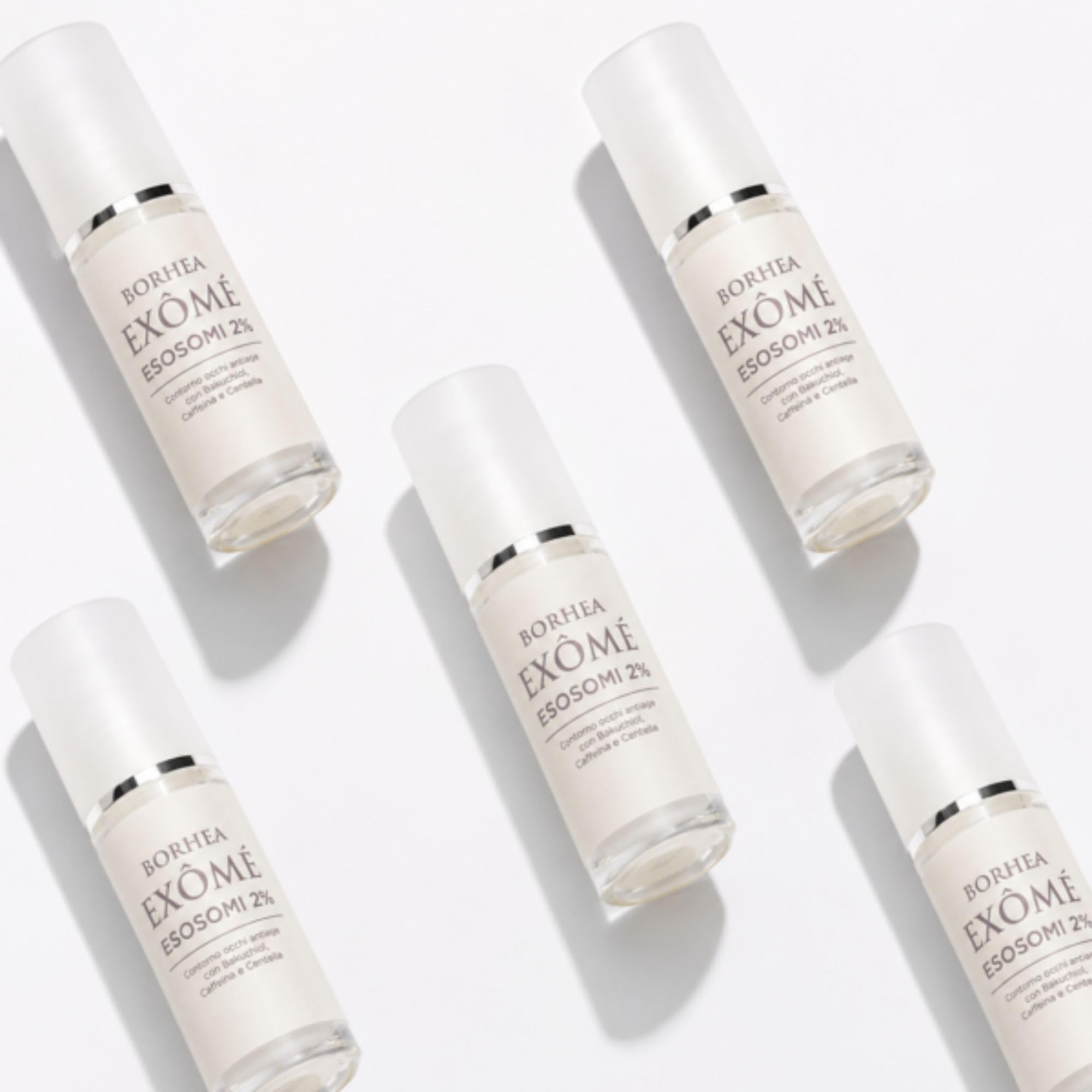BHOREA Exômé Contorno Occhi Antiage, Esosomi 2% con Bakuchiol e Caffeina