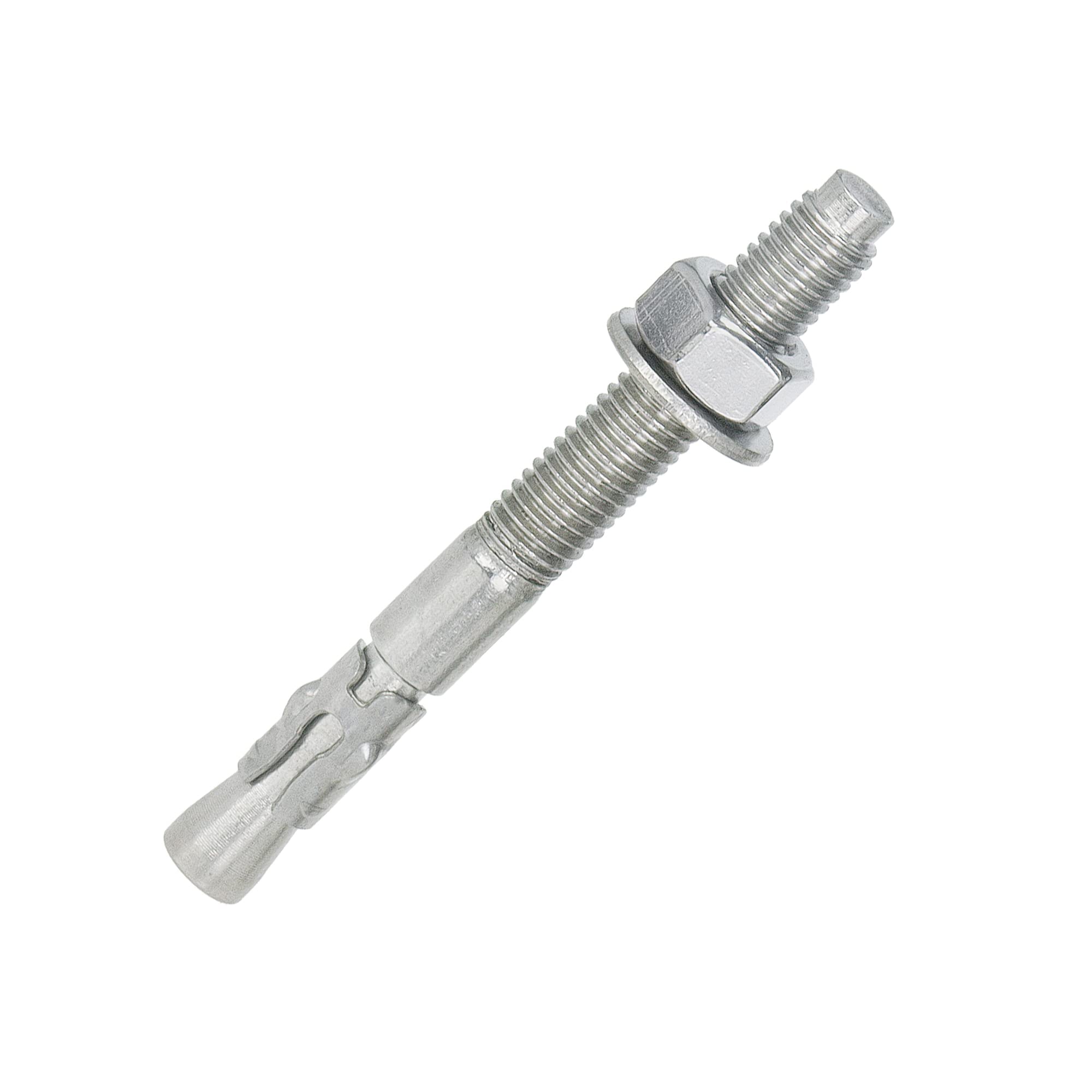 Isolbau Bolzenanker Stahl A2 - Stahlanker aus verzinktem Edelstahl A2 Inox - M12 x 110 mm, fixierbare Dicke: 30 mm - 25 Stück