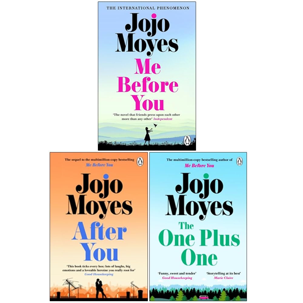 Me Before You Collection 3 Books Set by Jojo Moyes ( Me Before You, After You, The One Plus One)