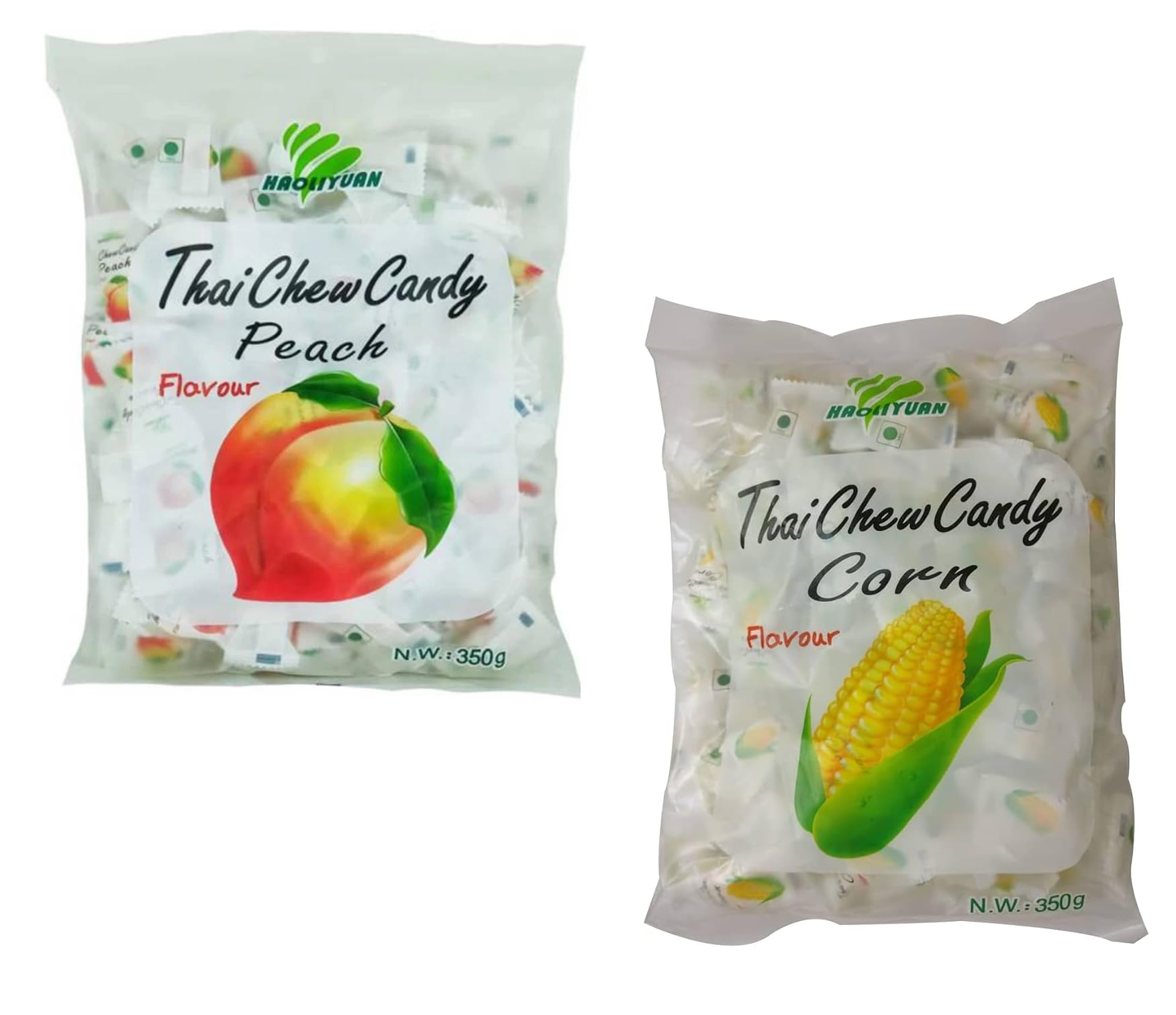 Haoliyuan Thai Chew Peach Candy and Thai Chew Corn Flavored Candy(2 * 350g) (B0D3HTNZ41) Amazon Price History, Amazon Price Tracker