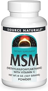 Source Naturals MSM (Methylsulfonylmethane) with Vitamin C - Powder, 8 Ounce