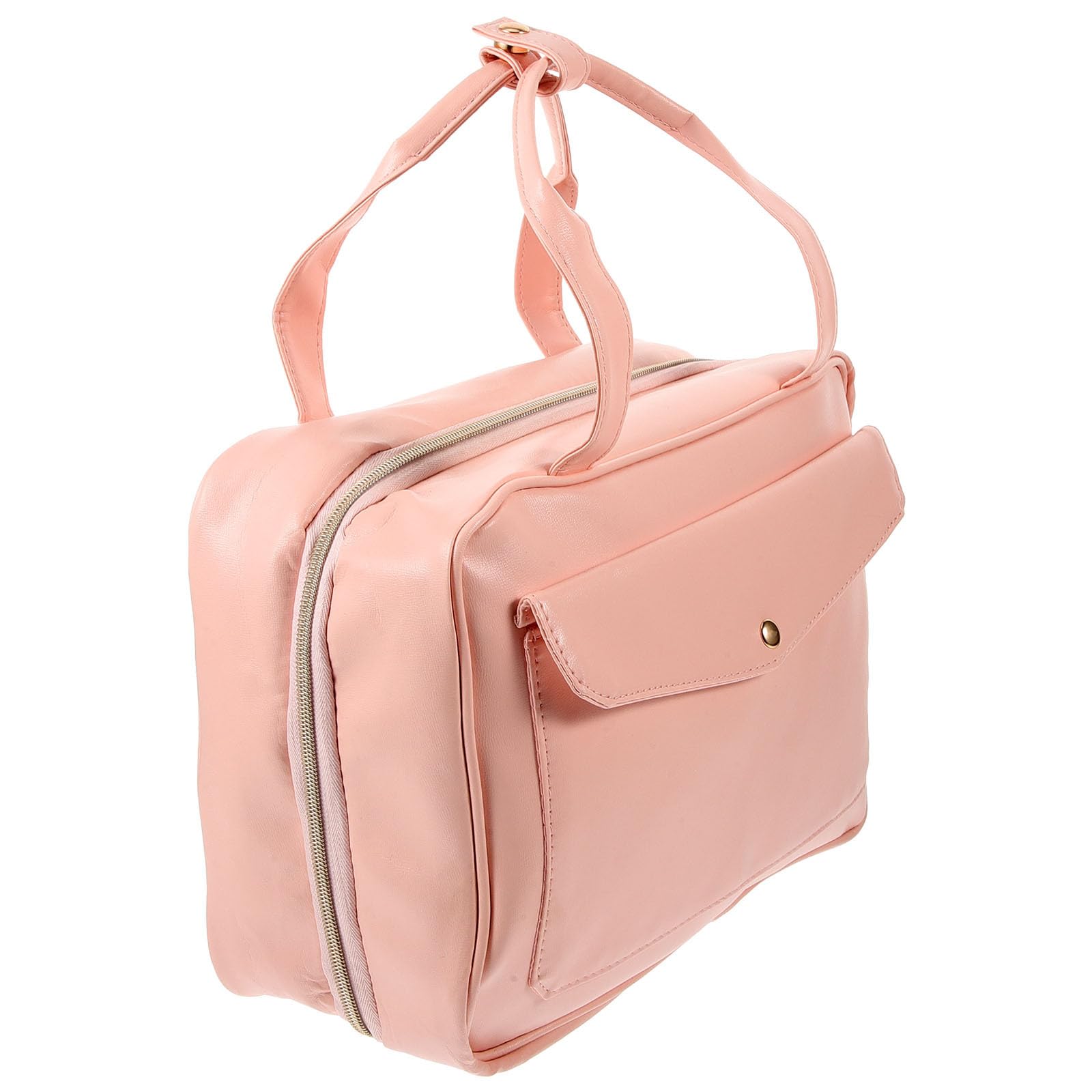 Hemobllo Reisekosmetiktasche zum Aufhängen mit Großem Fassungsvermögen aus Pu Leder Multifunktional mit Mehreren Fächern und Robustem Design für Outdoor und Reisen