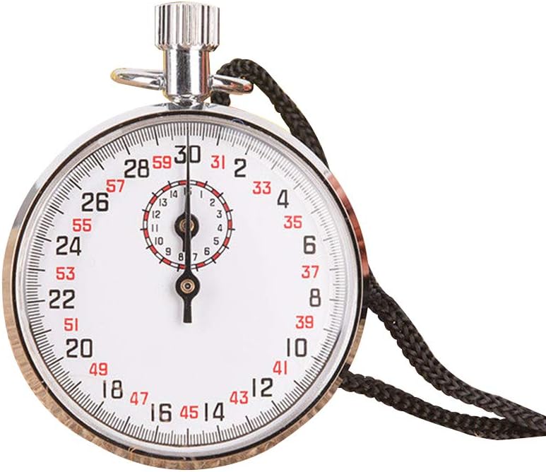 Tookie Mechanical Stop Watch, SXJ504 Handheld Sports Chronograph Alarm Mechanical Stopwatch Running Timer, for Sports Referee Running Cycling Count Timer