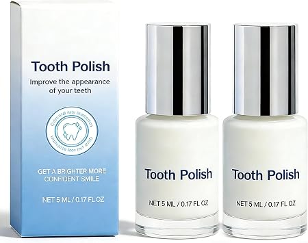 Tooth Polish - Instant Teeth Whitening, Gentle & Safe Formula, Portable Tooth Whitening Paint for Adults - Daily Use & Special Occasions Meetings, Dates - Regain Confident Smile 2