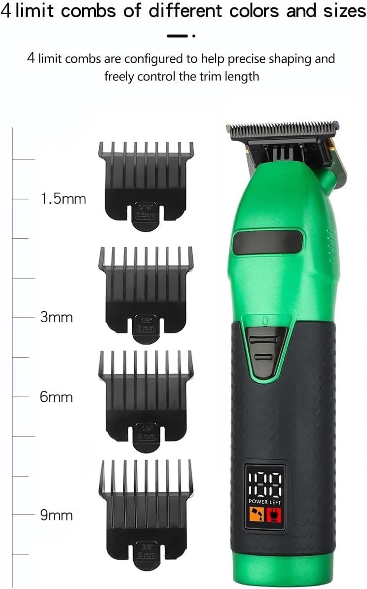 Hair Rs for Men Rechargeable Trimmer Shaver Professional Beard Cutting Machine Barber Cut Electric(Purple with Box)