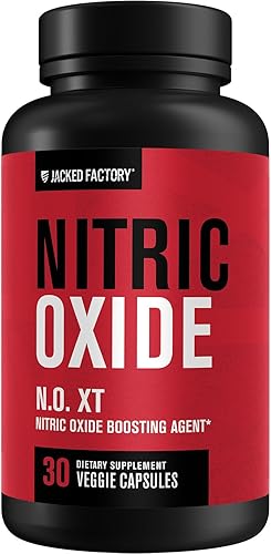 Miniatura 11 de Jacked Factory N.O. XT Suplementos de óxido nítrico para hombres con Nitrosigine, L-arginina y L-citrulina para bombeos musculares y vascularidad