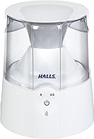 Vista 9 de Crane x HALLS Humidificador de niebla caliente 2 en 1 e inhalador de vapor, 0.5 galones, azul y blanco