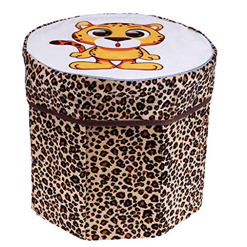 YIJU Dobrável Banco Otomano Caixa de Armazenamento Sala Footstool Cadeira de Acampamento Assento de