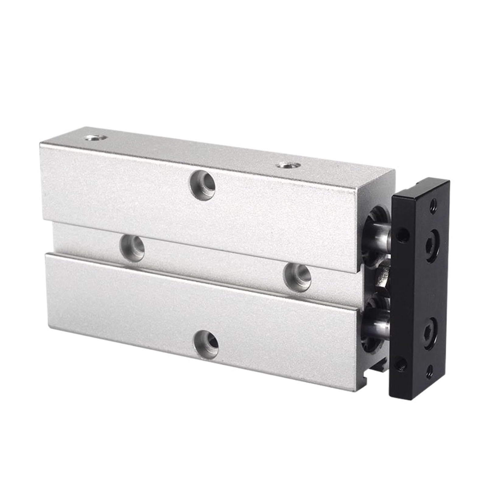 Zoz03y0 Stroke 40Mm Tn10/16/20/25/32 Twin-Rod Pneumatic Air Cylinder Actuators Double Acting Guided Pistons Cylinders Parts(,Tn16 (Bore 16Mm))